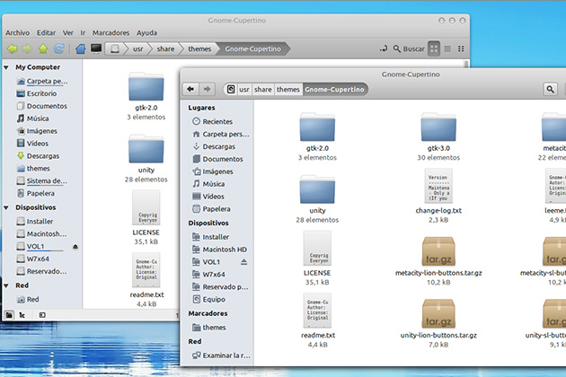 Gnome Cupertino Theme Linux