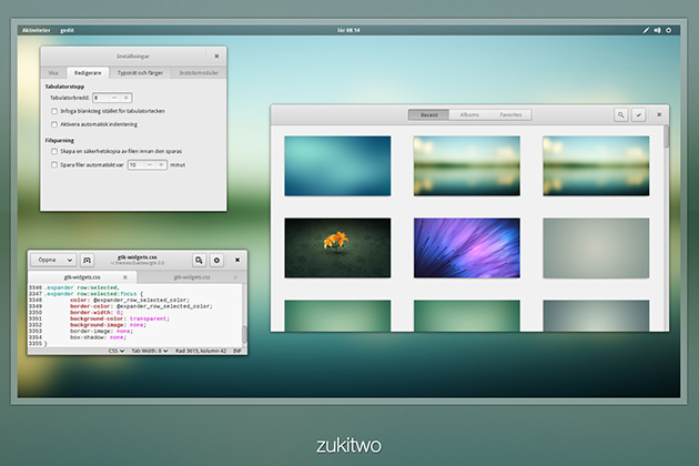 Zukitwo Theme Linux