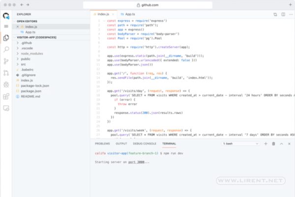Online GitHub Editor - Lirent.net